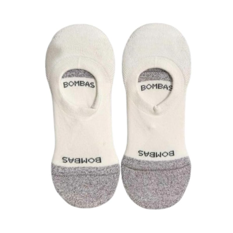 BOMBAS 2 PACK Bombas Womens Cushioned No Show Socks,(White,Medium) - Image 2